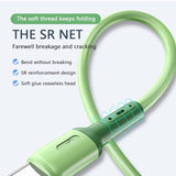 Lightning Cable silicone iPhone Charger Cord MFi Certified for iPhone 11 Pro Max, 11 Pro, X, Xs, Xr, Xs Max, 8, 8 Plus, 7 and More, Ultra Durable