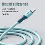 Micro USB Cable Android Charger Silicone Cable Compatible with Galaxy S7/S6/J7/Edge/Note 5/Kindle/MP3