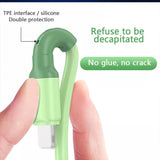Silicone charger cable 1.2m - 3.5A 3in1 USB Type-A to Lightning/Micro/Type-C Cable