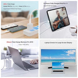 USB C Cable 100W 6ft, USB C to USB C Charger Cable 2.0, Type C Charging Cable for MacBook Pro 2020, iPad Pro 2020, iPad Air 4, Galaxy S20 Plus S9, Pixel, Switch, LG V20, and More