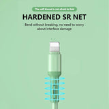 Lightning Cable silicone iPhone Charger Cord MFi Certified for iPhone 11 Pro Max, 11 Pro, X, Xs, Xr, Xs Max, 8, 8 Plus, 7 and More, Ultra Durable